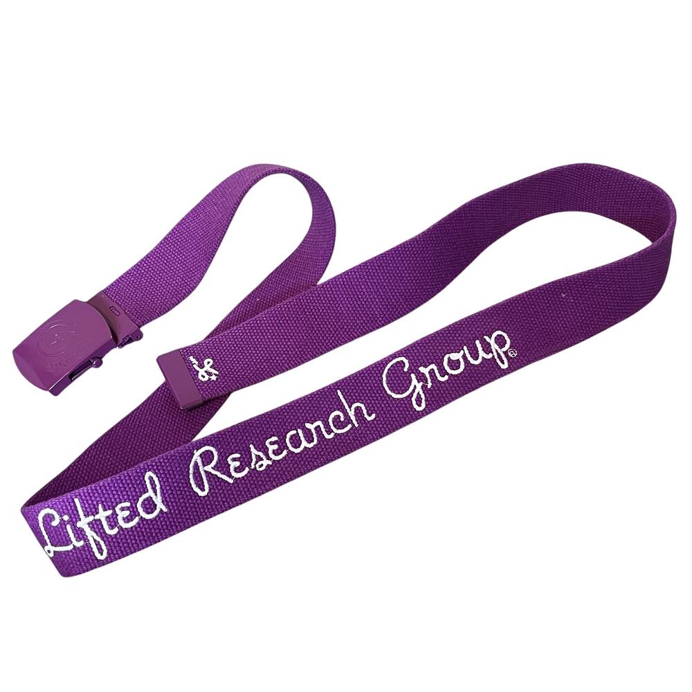 LRG Lifted Research Group Purple Men's Belt Size 2XL - 3XL
